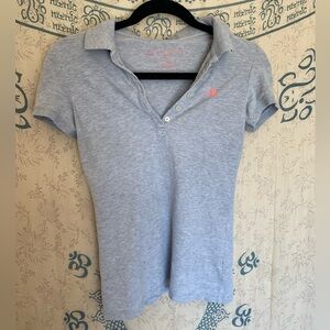 Aeropostale Grey Polo Tee